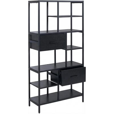MCW Regal P11 Industrial MDF Metall Melamin 150x81x33cm Schwarz MCW Regal P11 Industrial MDF Metall Melamin 150x81x33cm Schwarz
