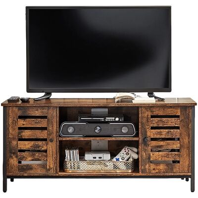 Songmics TV-Schrank Hanis 40 x 110 x 50 cm Braun-Schwarz Songmics TV-Schrank Hanis 40 x 110 x 50 cm Braun-Schwarz
