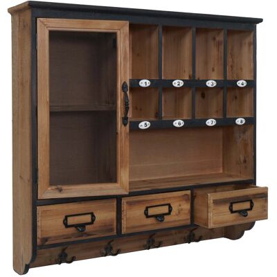 MCW Wandregal Q26 Vintage Shabby Holz 70x72x17cm MCW Wandregal Q26 Vintage Shabby Holz 70x72x17cm