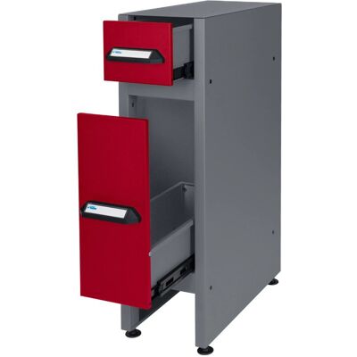 Küpper Einbauschrank mit 2 Schubladen 79,5 x 23 x 47,5 cm Dunkelrot Küpper Einbauschrank mit 2 Schubladen 79,5 x 23 x 47,5 cm Dunkelrot