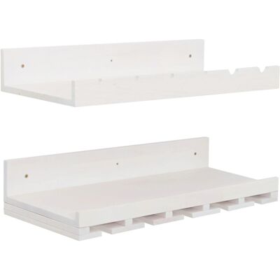 MCW 2er-Set Weinregal P22 Für 6 Flaschen/15 Gläser 61x28cm Weiß MCW 2er-Set Weinregal P22 Für 6 Flaschen/15 Gläser 61x28cm Weiß