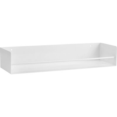 Metall-Regal Kenn 7 cm x 40 cm x 12 cm Weiß matt Metall-Regal Kenn 7 cm x 40 cm x 12 cm Weiß matt