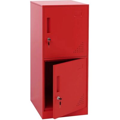 MCW Spind P63 Rot 2 Türen MCW Spind P63 Rot 2 Türen