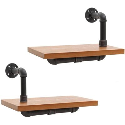 MCW 2er-Set Wandregal N29 29x45x25cm Natur MCW 2er-Set Wandregal N29 29x45x25cm Natur