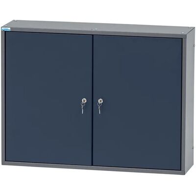 Küpper Hängeschrank 2-Türig mit 36 Sichtboxen 60 x 80 x 20 cm Dunkelblau Küpper Hängeschrank 2-Türig mit 36 Sichtboxen 60 x 80 x 20 cm Dunkelblau
