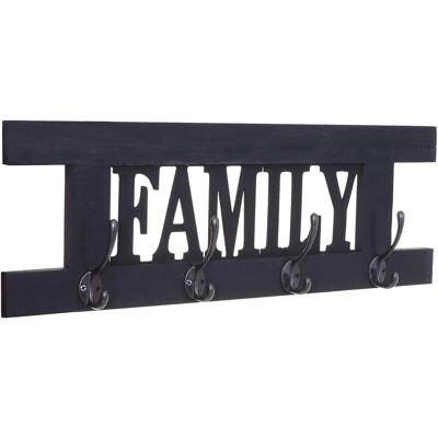 MCW Wandgarderobe C60 Family Shabby-Look Dunkelgrau MCW Wandgarderobe C60 Family Shabby-Look Dunkelgrau