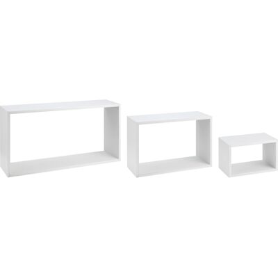 Kubus-Set Meddon 3-teilig Klein Mattweiß Kubus-Set Meddon 3-teilig Klein Mattweiß