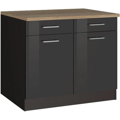 Held Möbel - MAILAND - Graphit - Eiche Sonoma - cabinet Held Möbel - MAILAND - Graphit - Eiche Sonoma - cabinet