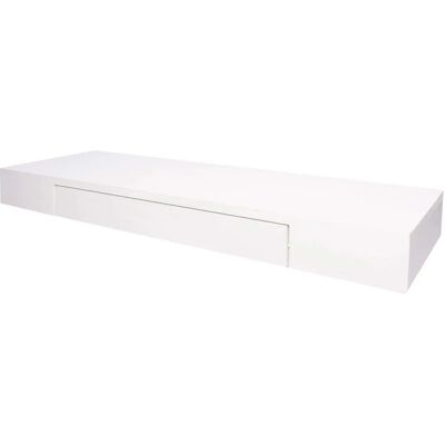 MCW Wandregal H37 Schublade 8x80x25cm Weiß MCW Wandregal H37 Schublade 8x80x25cm Weiß