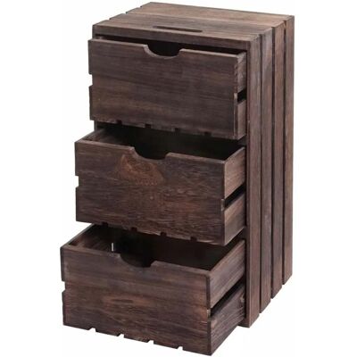MCW C62-K Kommode - Vintage, 3 Schubladen, 53x32x26cm MCW C62-K Kommode - Vintage, 3 Schubladen, 53x32x26cm