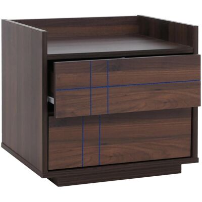 MCW Nachttisch P44 2 Schubladen MDF 43x48x41cm Walnuss-Optik MCW Nachttisch P44 2 Schubladen MDF 43x48x41cm Walnuss-Optik