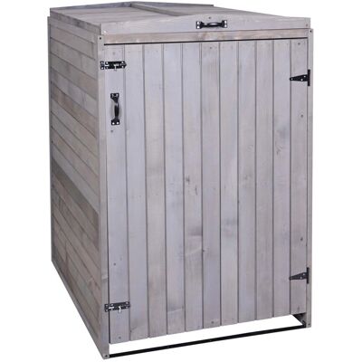 MCW 1er-/2er-Mülltonnenverkleidung H74 Anthrazit-Grau 126x80x98cm MCW 1er-/2er-Mülltonnenverkleidung H74 Anthrazit-Grau 126x80x98cm