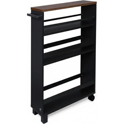 Bomoe Nischenregal 15cm Breit Hylla 79x50cm Braun Schwarz Bomoe Nischenregal 15cm Breit Hylla 79x50cm Braun Schwarz