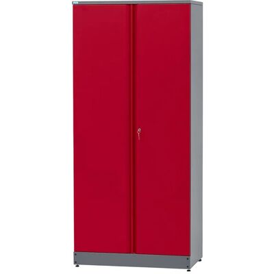 Küpper Materialschrank 2-Türig mit 10 Schubladen 204 x 91 x 45 cm Dunkelrot Küpper Materialschrank 2-Türig mit 10 Schubladen 204 x 91 x 45 cm Dunkelrot