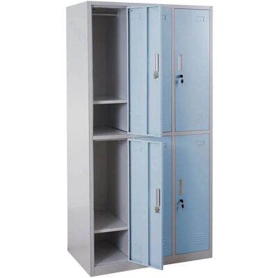 MCW Schließfach Preston T829 Blau 6 Fächer MCW Schließfach Preston T829 Blau 6 Fächer