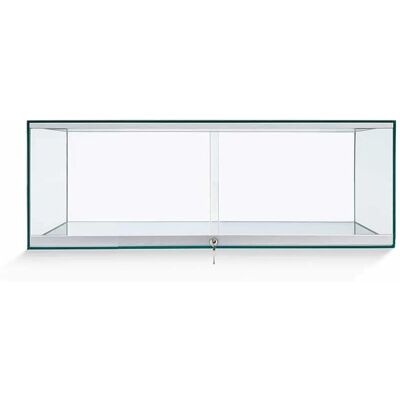 KMöbel K-Möbel handgefertigte Kunstvitrine Glas 100x37x36 cm Made in Germany mit Schiebetür & Schloss KMöbel K-Möbel handgefertigte Kunstvitrine Glas 100x37x36 cm Made in Germany mit Schiebetür & Schloss