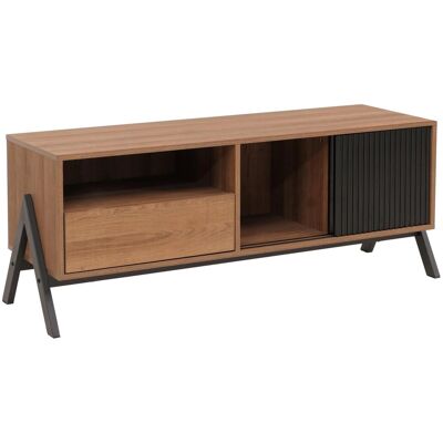MCW TV-Rack O40 MDF Metall Melamin 49x120x40cm Natur MCW TV-Rack O40 MDF Metall Melamin 49x120x40cm Natur