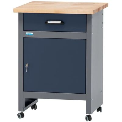 Küpper Werkbank Eintürig 1 Schublade & Rollen 84 x 60 x 60 cm Dunkelblau Küpper Werkbank Eintürig 1 Schublade & Rollen 84 x 60 x 60 cm Dunkelblau