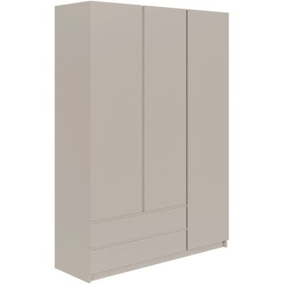 Selsey Kleiderschrank Bemmi mit Zwei Schubladen 150 cm Kaschmirgrau Selsey Kleiderschrank Bemmi mit Zwei Schubladen 150 cm Kaschmirgrau