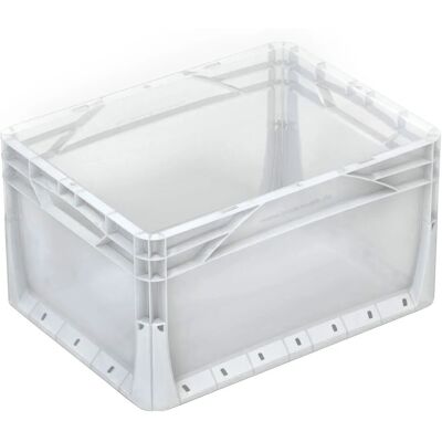 EuroboxSystem Eurobox-System Box Vollwand 60 x 40 x 32 cm Transparent EuroboxSystem Eurobox-System Box Vollwand 60 x 40 x 32 cm Transparent