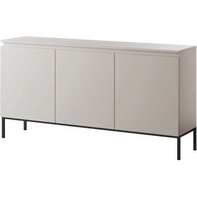 Selsey Sideboard Bemmi 150 cm Kaschmirgrau mit Schwarzen Beinen Selsey Sideboard Bemmi 150 cm Kaschmirgrau mit Schwarzen Beinen