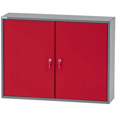 Küpper Hängeschrank 2-Türig mit 4 Fachböden 60 x 80 x 20 cm Dunkelrot Küpper Hängeschrank 2-Türig mit 4 Fachböden 60 x 80 x 20 cm Dunkelrot