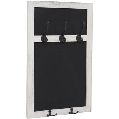 MCW Wandgarderobe C51 mit Kreidetafel Weiß Shabby MCW Wandgarderobe C51 mit Kreidetafel Weiß Shabby