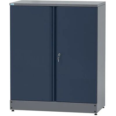 Küpper Hochschrank mit 2 Türen 3 Fachböden 110 cm Dunkelblau Küpper Hochschrank mit 2 Türen 3 Fachböden 110 cm Dunkelblau