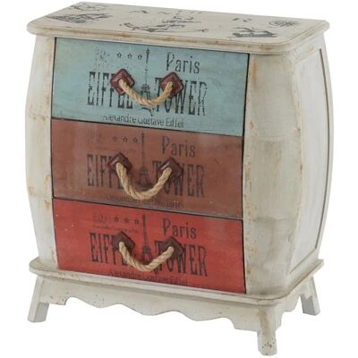 MCW Cadiz Kommode - Shabby Chic Vintage - 74x70x36cm MCW Cadiz Kommode - Shabby Chic Vintage - 74x70x36cm