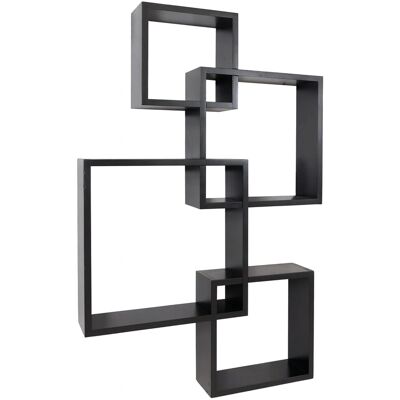 MCW Wandregal P23 4 Regale Schwarz MCW Wandregal P23 4 Regale Schwarz