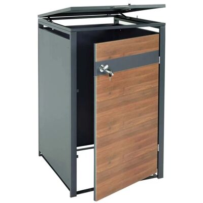 MCW Mülltonnenverkleidung J82 1er/2er Kirsche-Holzoptik Dunkelbraun 117x72x98cm MCW Mülltonnenverkleidung J82 1er/2er Kirsche-Holzoptik Dunkelbraun 117x72x98cm