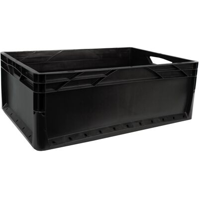 EuroboxSystem Eurobox-System Box Vollwand 22 cm x 40 cm x 60 cm Schwarz EuroboxSystem Eurobox-System Box Vollwand 22 cm x 40 cm x 60 cm Schwarz