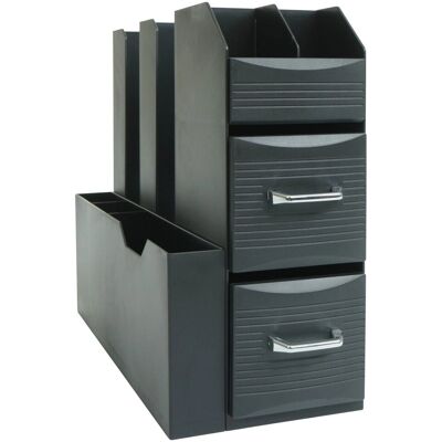 MCW Kaffeestation Für Zubehör L97 mit 2 Schubladen Und 7 Fächern 29x14x33cm MCW Kaffeestation Für Zubehör L97 mit 2 Schubladen Und 7 Fächern 29x14x33cm