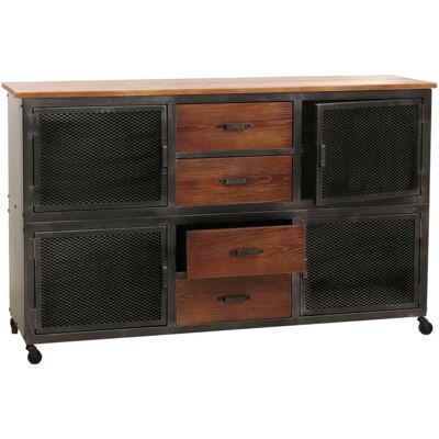MCW Sideboard N28 Schwarz Braun MCW Sideboard N28 Schwarz Braun