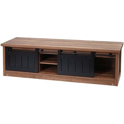 MCW TV-Rack K75 Holz-Optik Industrial Metall 43x150x40cm Braun MCW TV-Rack K75 Holz-Optik Industrial Metall 43x150x40cm Braun