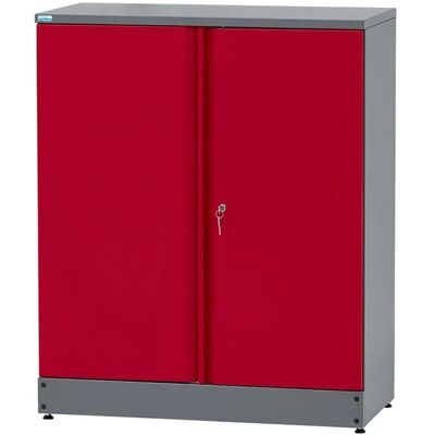 Küpper Materialschrank mit 2 Türen 10 Schubladen 110 cm Dunkelrot Küpper Materialschrank mit 2 Türen 10 Schubladen 110 cm Dunkelrot