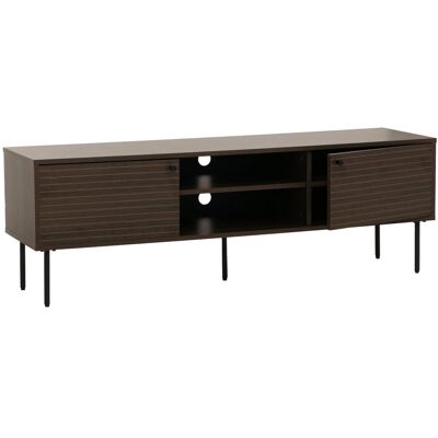 MCW TV-Rack N78 Skandinavischer Stil Metall Holz Melamin 50x150x40cm Dunkelbraun MCW TV-Rack N78 Skandinavischer Stil Metall Holz Melamin 50x150x40cm Dunkelbraun