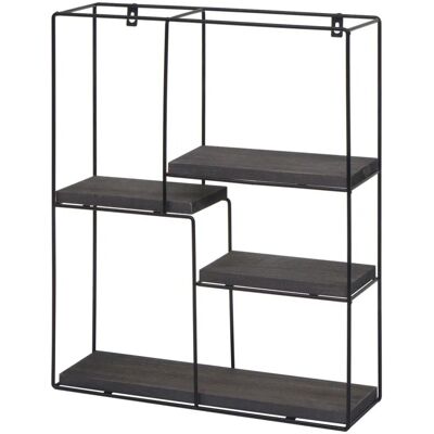 MCW Wandregal K76 51x40x11cm Dunkelgrau MCW Wandregal K76 51x40x11cm Dunkelgrau