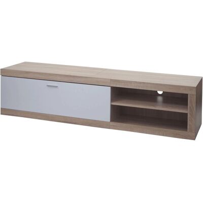MCW TV-Rack L33 Holz 43x180x41cm Staufach Eiche-Optik MCW TV-Rack L33 Holz 43x180x41cm Staufach Eiche-Optik