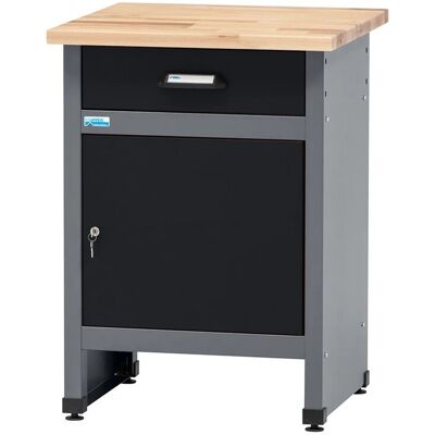 Küpper Werkbank Eintürig mit 1 Schublade 84 x 60 x 60 cm Schwarz-Hellgrau Küpper Werkbank Eintürig mit 1 Schublade 84 x 60 x 60 cm Schwarz-Hellgrau