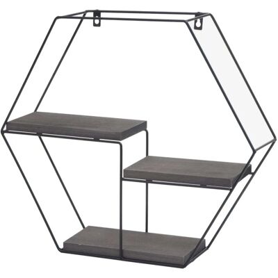 MCW Wandregal K76 43x49x11cm Dunkelgrau MCW Wandregal K76 43x49x11cm Dunkelgrau