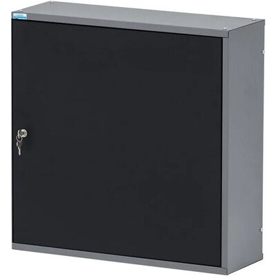 Küpper Hängeschrank Eintürig mit 6 Sichtboxen 60 x 60 x 20 cm Schwarz-Hellgrau Küpper Hängeschrank Eintürig mit 6 Sichtboxen 60 x 60 x 20 cm Schwarz-Hellgrau