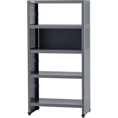 Küpper Regal mit 5 Fachböden 180 x 91 x 53 cm Schwarz Küpper Regal mit 5 Fachböden 180 x 91 x 53 cm Schwarz