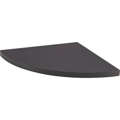 MDF-Eckregal Oldham 1,8 cm x 30 cm x 30 cm Mattschwarz MDF-Eckregal Oldham 1,8 cm x 30 cm x 30 cm Mattschwarz