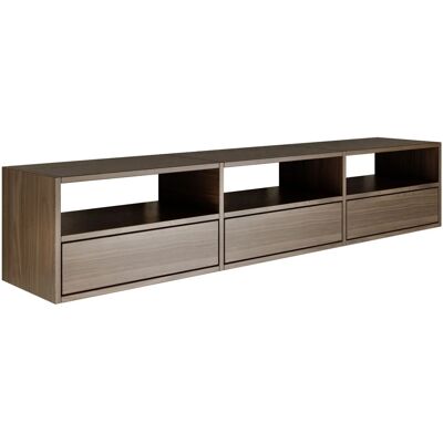 Selsey TV-Hängeboard Framme 150 cm mit Offenen Ablagen Holzoptik Walnuss Selsey TV-Hängeboard Framme 150 cm mit Offenen Ablagen Holzoptik Walnuss