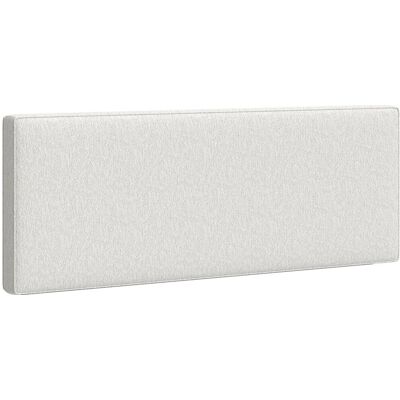 HOMCOM Kopfteil Polyester Eukalyptusholz 160L x 10B x 60H cm Cremeweiß HOMCOM Kopfteil Polyester Eukalyptusholz 160L x 10B x 60H cm Cremeweiß