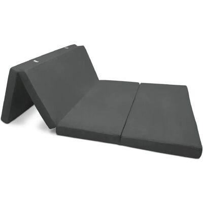 Beautissu Comfort Klappmatratze 195x120x7cm Anthrazit Beautissu Comfort Klappmatratze 195x120x7cm Anthrazit