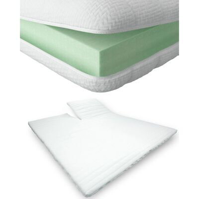 AM Qualitätsmatratzen Split Topper Made in Germany 200x220cm AM Qualitätsmatratzen Split Topper Made in Germany 200x220cm