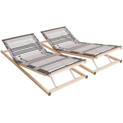 AM Qualitätsmatratzen 7 Zonen Lattenrost Verstellbar & Vormontiert Made in Germany 200x210cm AM Qualitätsmatratzen 7 Zonen Lattenrost Verstellbar & Vormontiert Made in Germany 200x210cm