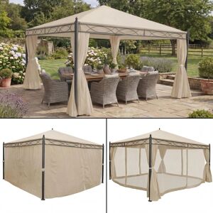 MCW Pergola Calpe Creme 4x4m MCW Pergola Calpe Creme 4x4m